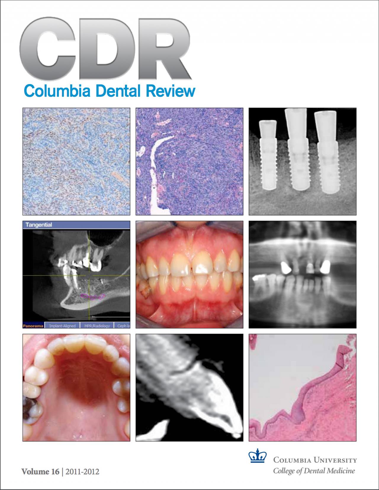 Columbia Dental Review College of Dental Medicine