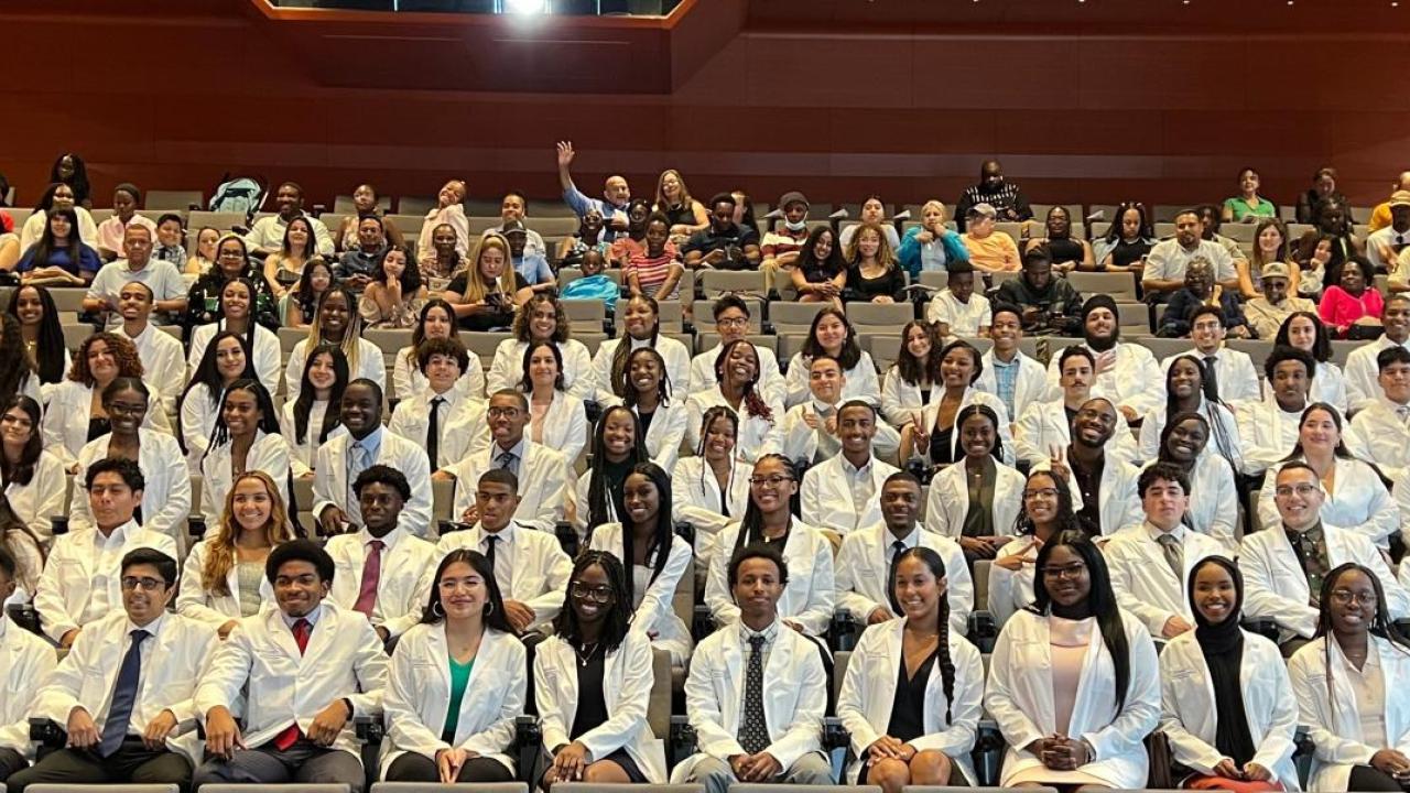 Aspiring Health Care Professionals Receive White Coats | College of