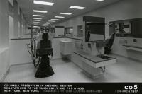 Interior image of the clinic renovation of 1970 which shows modern equipments