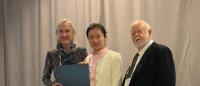 Sophie Zhu receives Waldron award