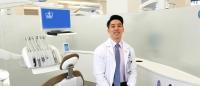 John Yoo, DDS '18, in Center for Precision Dental Medicine at Columbia University College of Dental Medicine