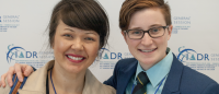 Mildred C. Embree, DMD, PhD, (left) and Mallory Morse at the IADR Unilever Hatton Competition and Awards in March.