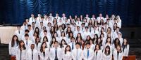 Group Photo of Class of 2030 and White Coat Ceremony